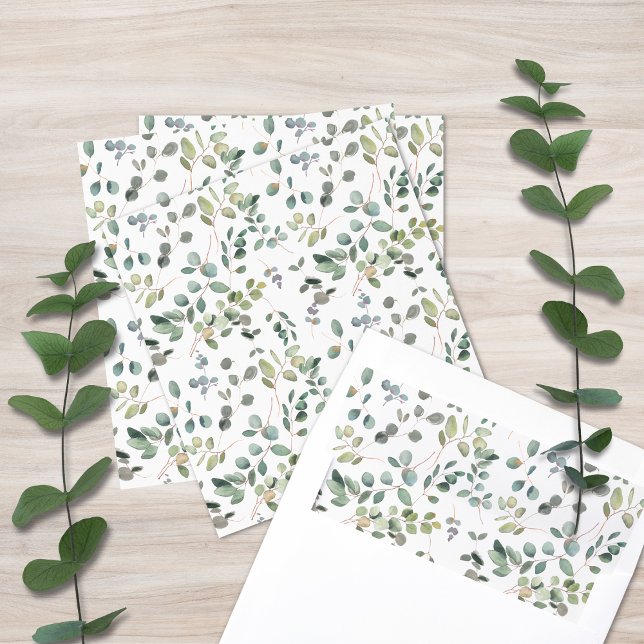 Contemporary Minimalist Eucalyptus Envelope Liner (Creator Uploaded)