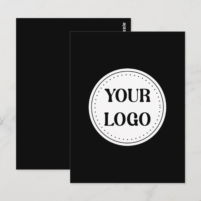 Contemporary, minimalist, simple, and professional postcard (Front/Back)