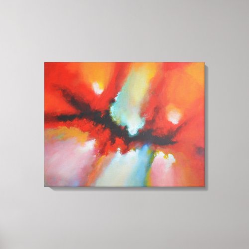 Contemporary Modern Abstract Painting Canvas Print