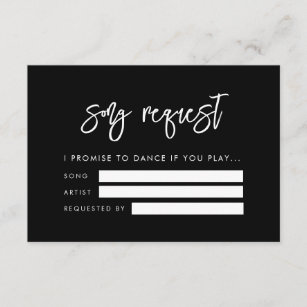Wedding Song Dance Music Request Cards Games Entertainment Mr 