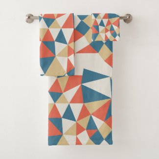Contemporary Modern Colorful Geometric Pattern
