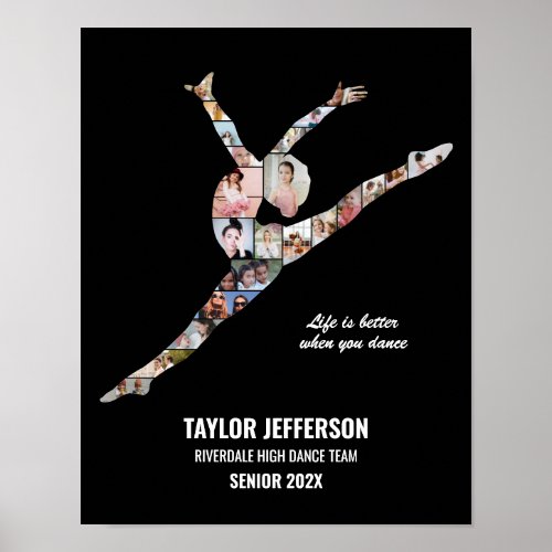 Contemporary Modern Dance Custom Photo Collage