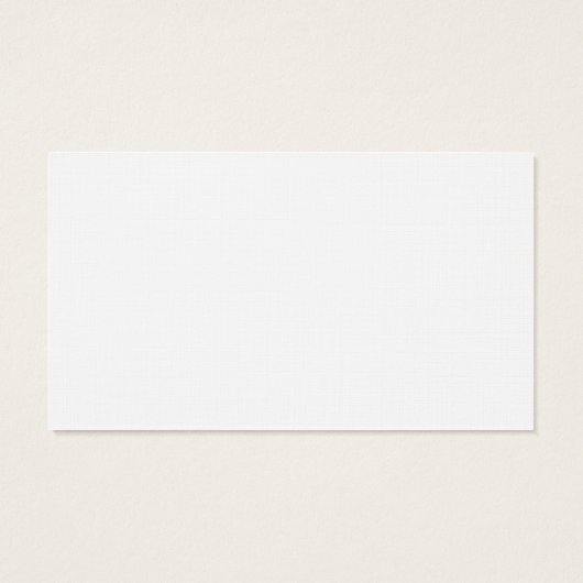 Contemporary Modern Minimalist Plain Profile Card (Back)