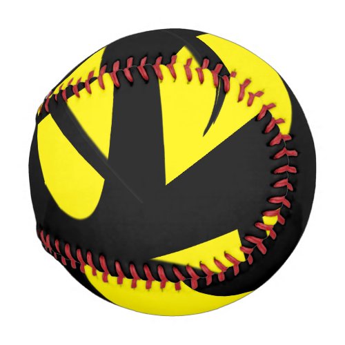 Contemporary Modern Yellow  Black  Baseball