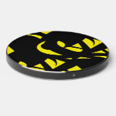 Contemporary Modern Yellow / Black Wireless Charger (Front 2)