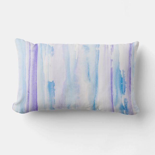 Contemporary Multi-Color Lumbar Pillow (Front)