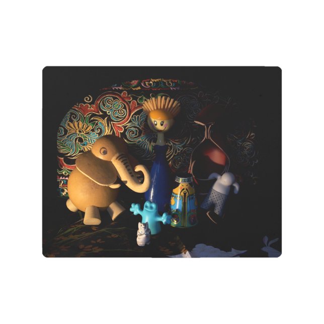 Contemporary Nativity 10x8 Metal Wall Art (Front)