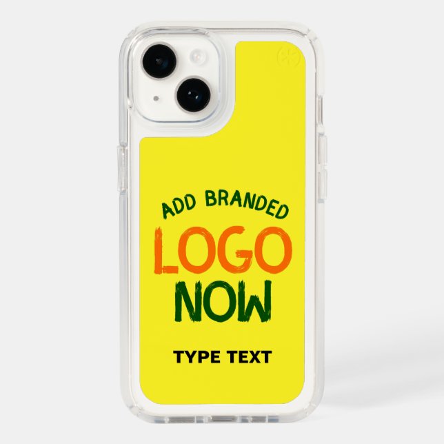 CONTEMPORARY NICE BRIGHT YELLOW FASHIONABLE CLIENT SPECK iPhone CASE (Front)