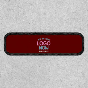 CONTEMPORARY NICE CLEAN OXBLOOD FASHIONABLE CLIENT PATCH