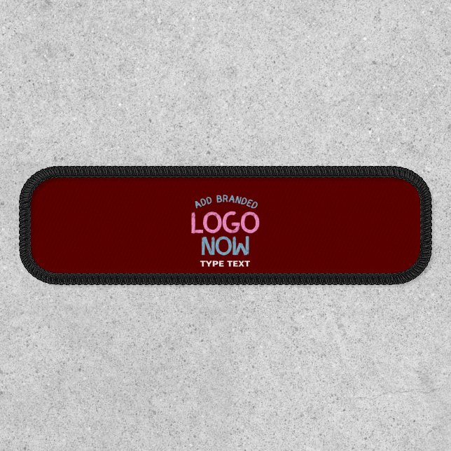 CONTEMPORARY NICE CLEAN OXBLOOD FASHIONABLE CLIENT PATCH (Front)