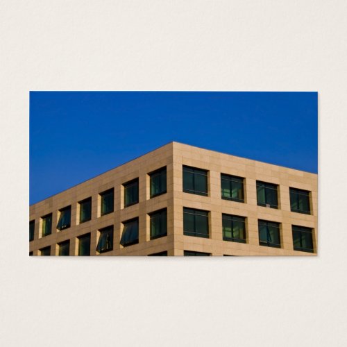 contemporary office building business card templates