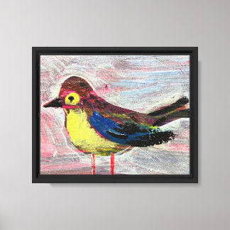 Contemporary painting, Bird  Canvas Print