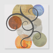 Contemporary Patterned Circles (Front)