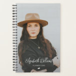 Contemporary Personalized Photo Planne Planner<br><div class="desc">Modern and elegant design printed Contemporary Personalized Photo Planner that can be customized with your text. Please click the "Customize it" button and use our design tool to modify this template. Check out the Graphic Art Design store for other products that match this design!</div>