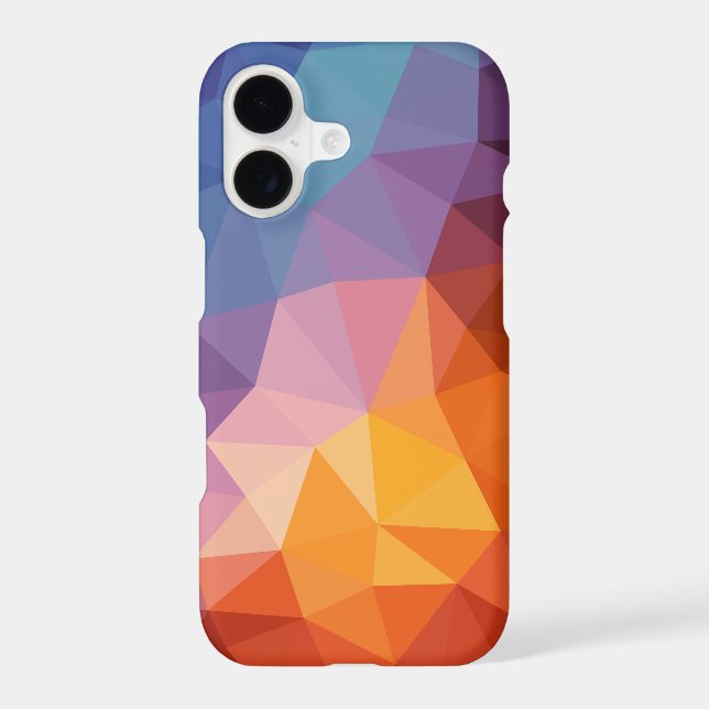 contemporary rainbow triangle pattern Case-Mate iPhone case (Back)