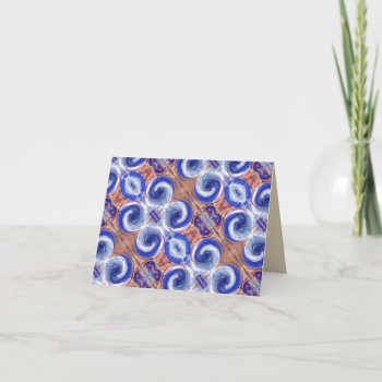 Contemporary Rolling Waves Note Card Exquisite by Bell_Studio at Zazzle