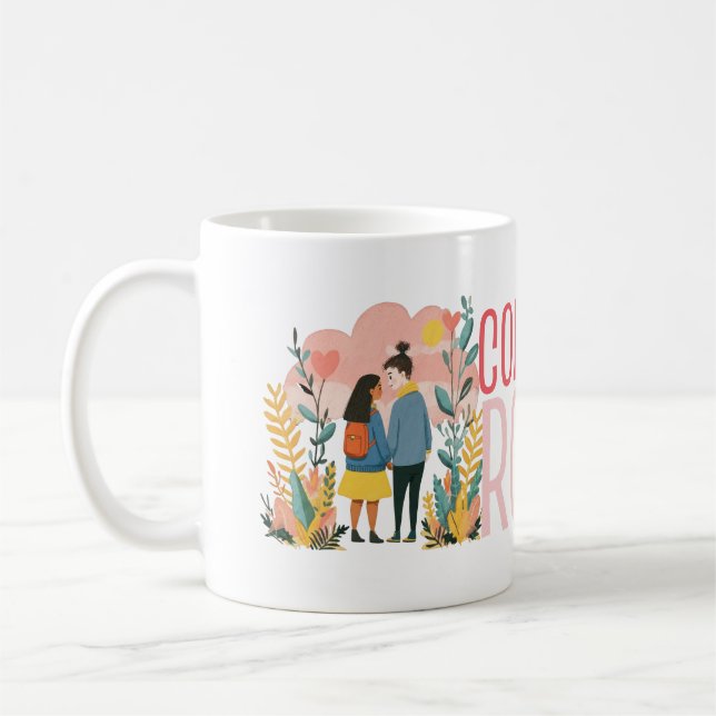 Contemporary Romance Genre Lovers Coffee Mug (Left)
