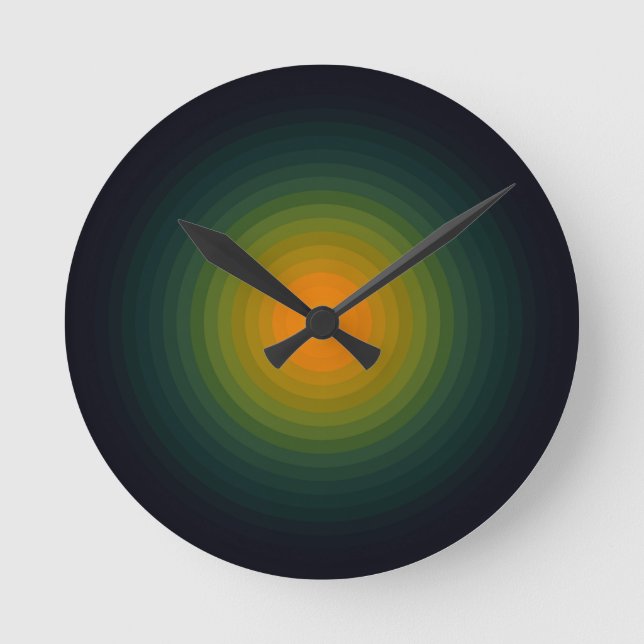 Contemporary Round Clock (Front)
