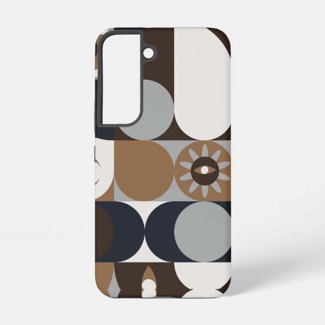 Contemporary Rustic Boho Samsung Galaxy Case (Back)