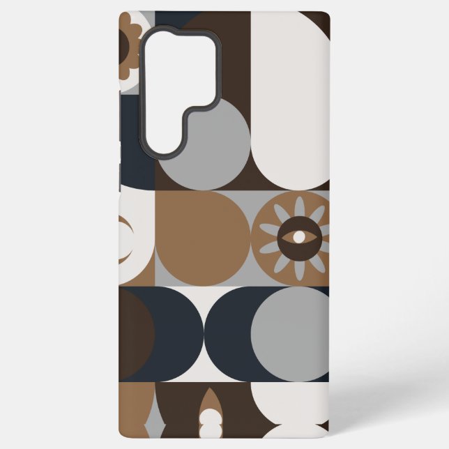 Contemporary Rustic Boho  Samsung Galaxy Case (Back)