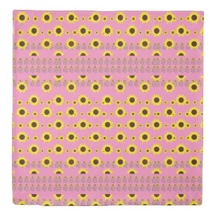Contemporary Rustic Sunflower Duvet Cover