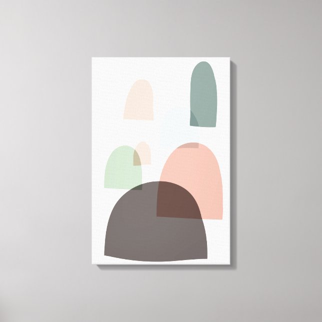 Contemporary scandinavian style canvas print (Front)