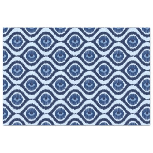 Contemporary Shapes Blue Shades Decoupage Tissue Paper