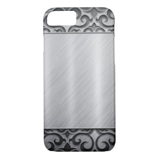 Contemporary Silver Metallic Swirl Case