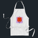 Contemporary Star of David/Heart Host/Hostess Adult Apron<br><div class="desc">This Contemporary Star of David/Heart Host/Hostess Adult Apron is perfect for all your Jewish holidays,  or just for everyday wear.
Matching paper napkins,  paper coasters,  glass coasters,  and paper gift tags also available in this design.</div>