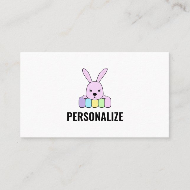  Contemporary, streamlined, Elegant & Editable  Business Card (Front)