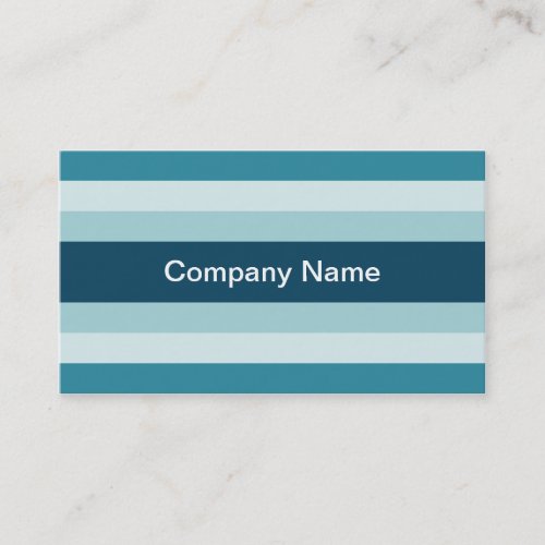 Contemporary Stripes (Ice) Business Cards