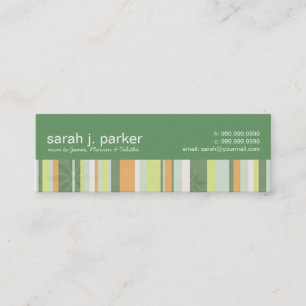 Contemporary Stripes Mommy Calling Card