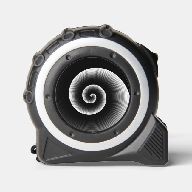 Contemporary Stylish Twirl Pattern Tape Measure (Front)