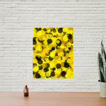 Contemporary Sunflower Abstract Dots Yellow Nature Poster<br><div class="desc">Contemporary Sunflower Abstract Dots Yellow Nature Design. Perfect for decor and warm home and office spaces.</div>