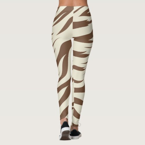 Contemporary Tiger Pattern Leggings