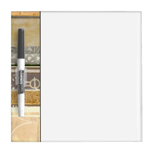 Contemporary Tribal Pattern Painting Dry Erase Board (Front)