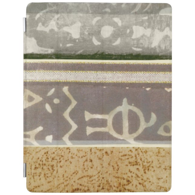 Contemporary Tribal Pattern Painting iPad Smart Cover (Front)