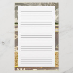 Contemporary Tribal Pattern Painting Stationery