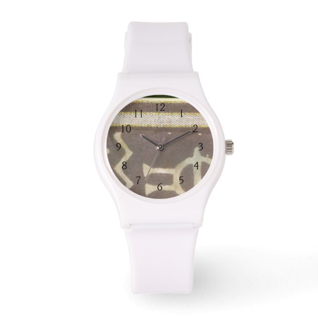 Contemporary Tribal Pattern Painting Watch (Front)