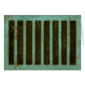 Contemporary Turquoise Air Grate (Front Horizontal)