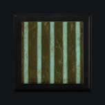Contemporary Turquoise Air Grate Gift Box<br><div class="desc">A contemporary turquoise air grate is the subject of this work by Jennifer Goldberger. Rust stains show on the grate,  giving it a well used feel. A fun print,  order yours today!</div>