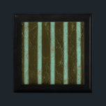 Contemporary Turquoise Air Grate Gift Box<br><div class="desc">A contemporary turquoise air grate is the subject of this work by Jennifer Goldberger. Rust stains show on the grate,  giving it a well used feel. A fun print,  order yours today!</div>