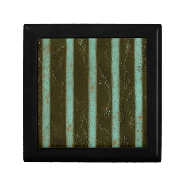 Contemporary Turquoise Air Grate Gift Box (Front)