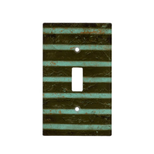 Contemporary Turquoise Air Grate Light Switch Cover