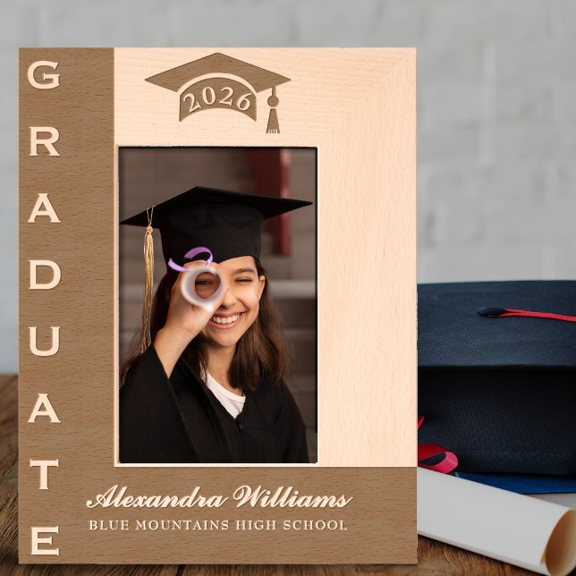 Contemporary Two-Tone Graduation Engraved Frames (Creator Uploaded)