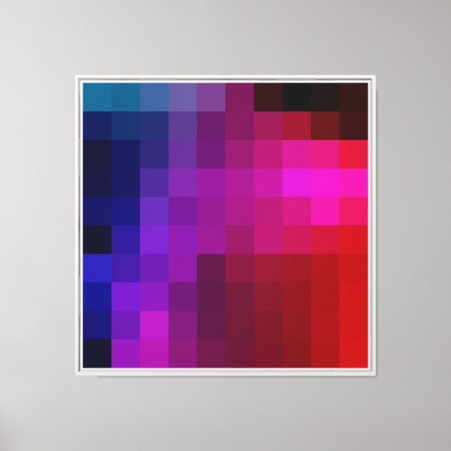 Contemporary Vibrant Design Canvas Print (Front)