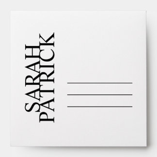 CONTEMPORARY Wedding Envelopes