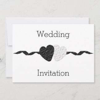 Contemporary Wedding Invitation