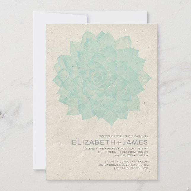 Contemporary Wedding Invitations (Front)