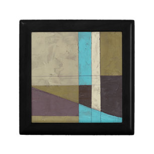 Contemporay Minimalist Painting with Deep Color Gift Box